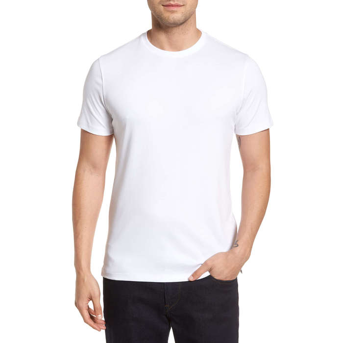 mens plain crew neck t shirts