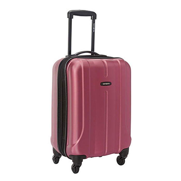 samsonite pink carry on