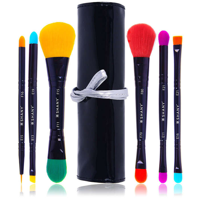 travel eye makeup brush set