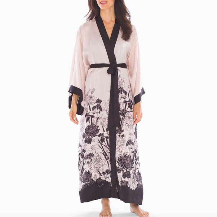 burberry silk robe