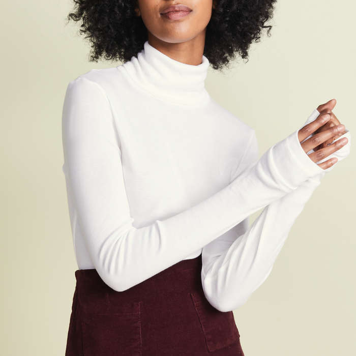 thin long sleeve turtleneck