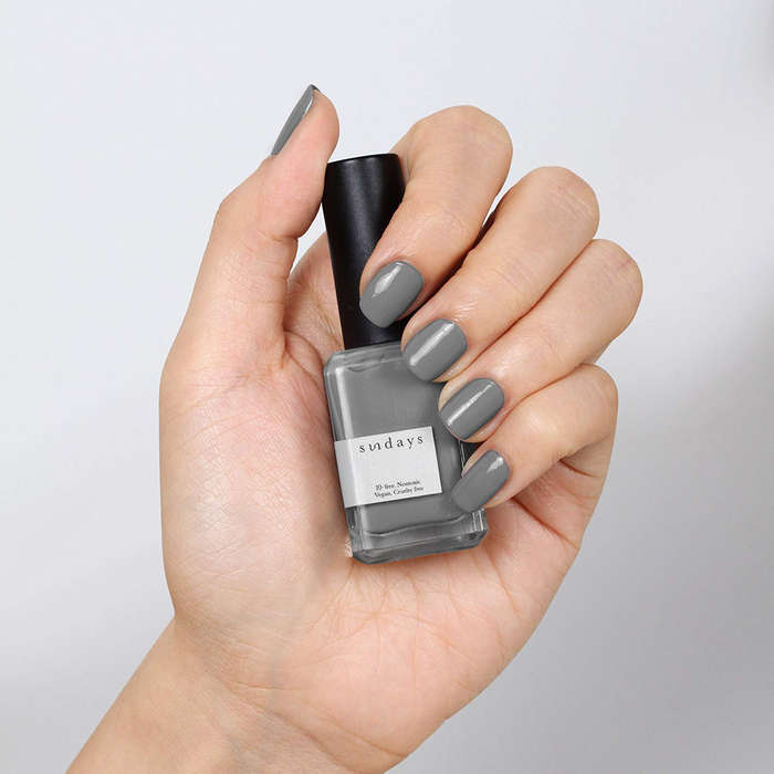 grey nail polish