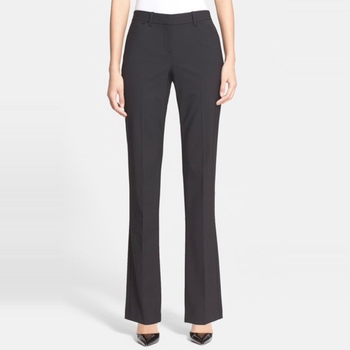 best black work pants for curvy figure