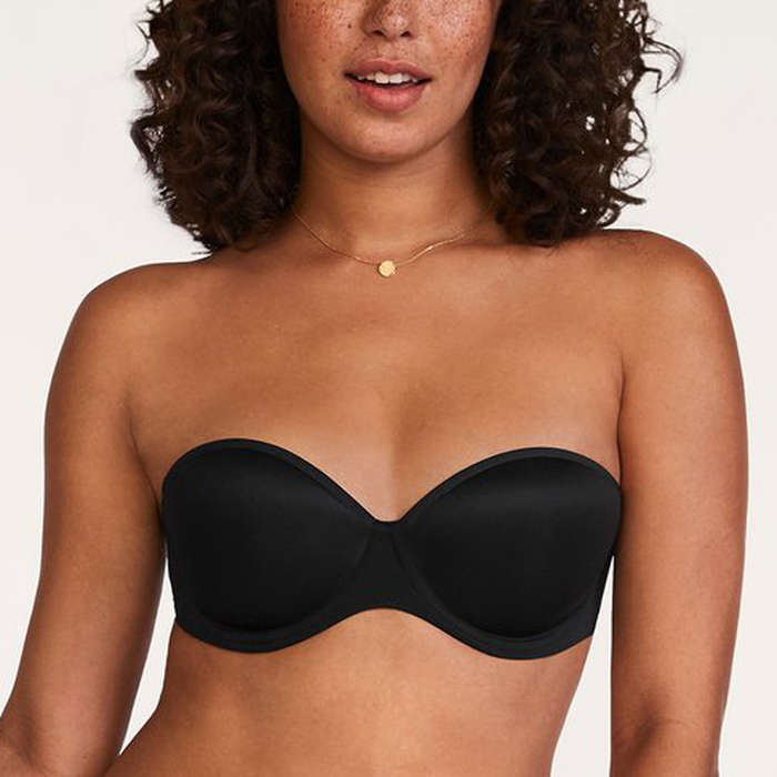 first strapless bra