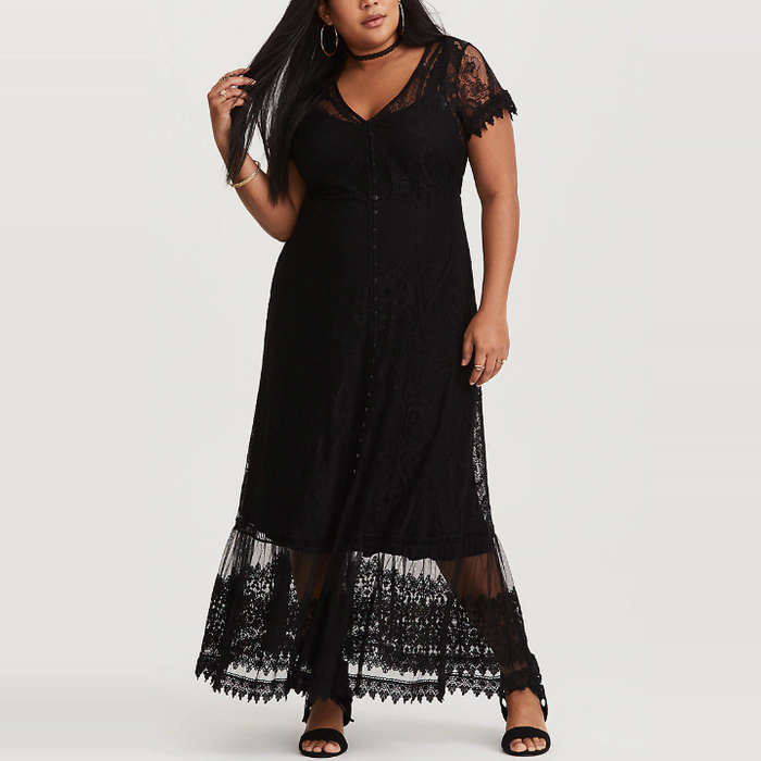 plus size maxi dresses for fall wedding