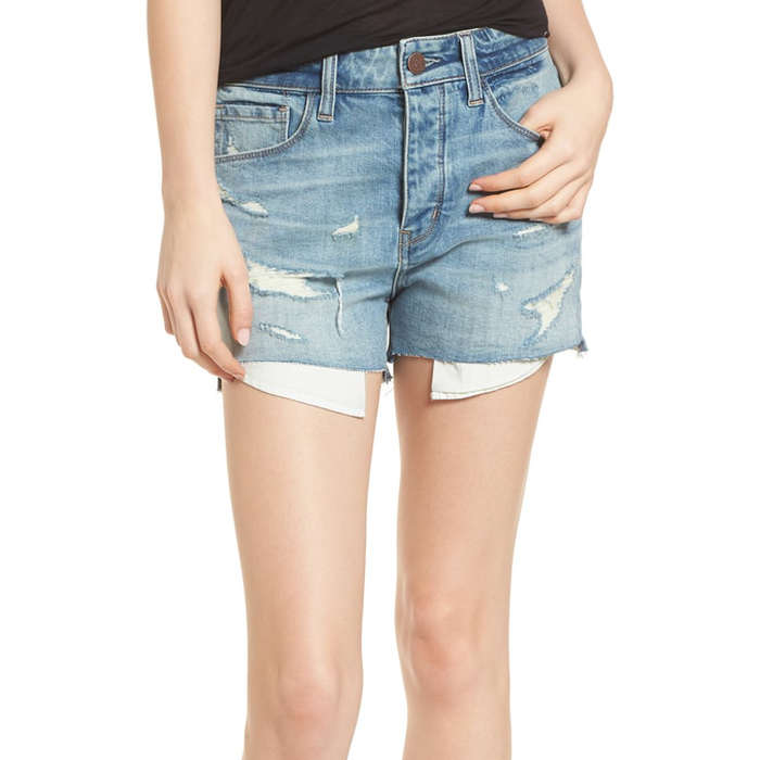 cute high waisted jean shorts