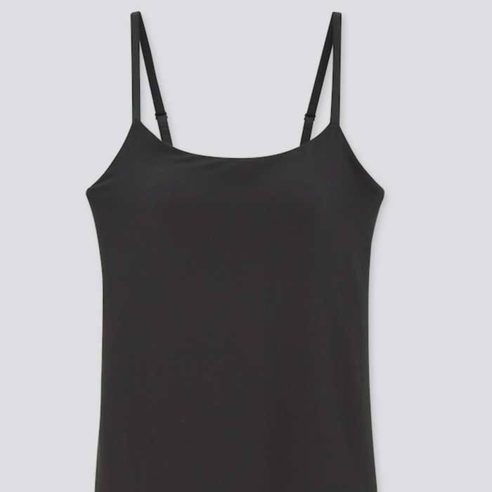 black camisole with built in bra