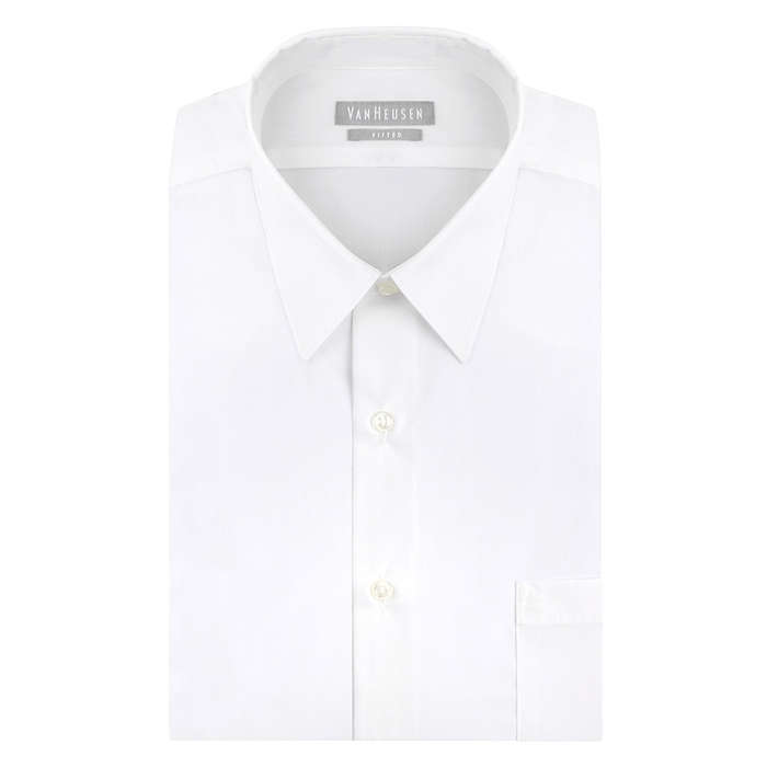 mens fitted white dress shirt