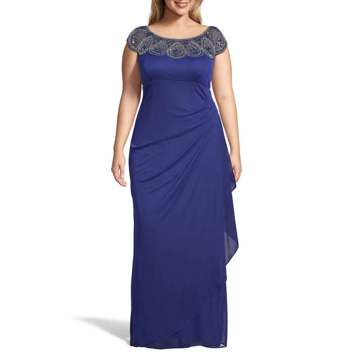 gown designs for plus size ladies