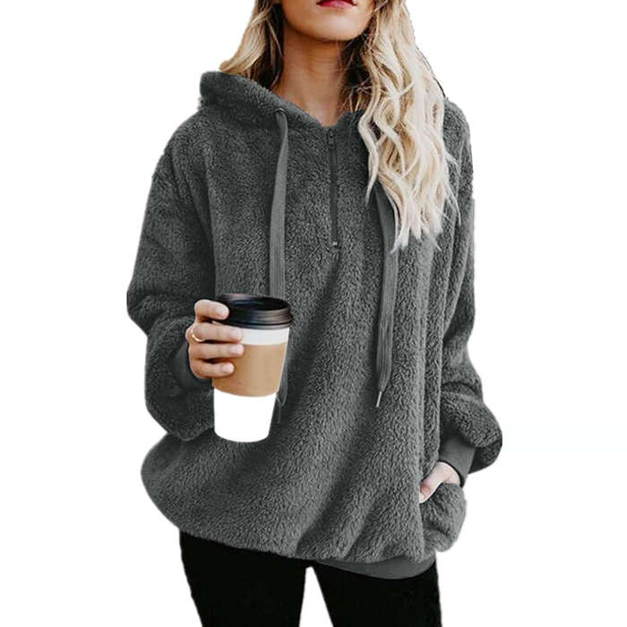 plus size fuzzy sweatshirt