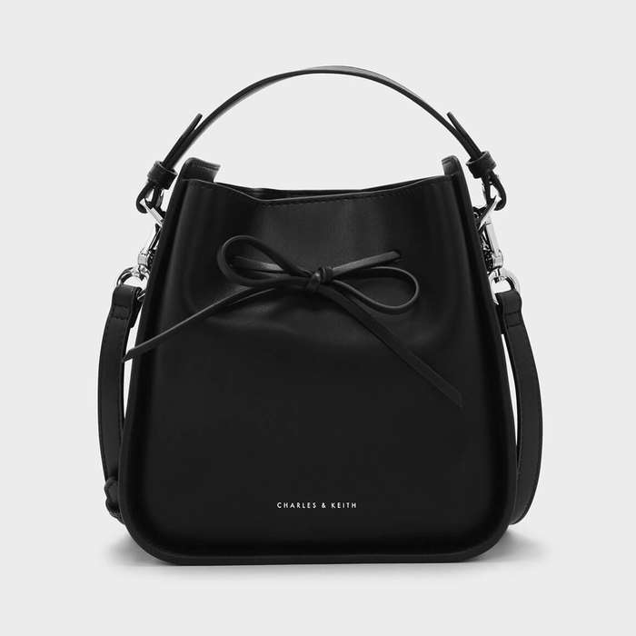 Women's Charles Keith Handbag, Size Mini (Black) Emmy, 46% OFF